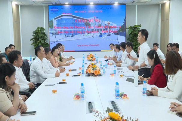 Đoàn Công Tác Đảng Bộ Phường Chơn Thành, Tỉnh Đồng Nai Thăm Và Làm Việc Với Công Ty Becamex – Bình Phước