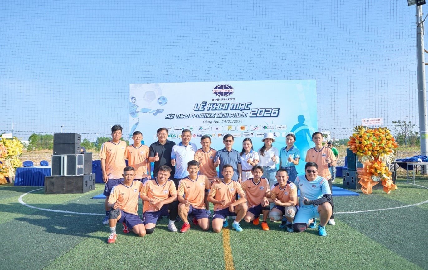 Hội Thao Becamex Bình Phước 2026: Khỏe Để Cống Hiến – Gắn Kết Để Phát Triển