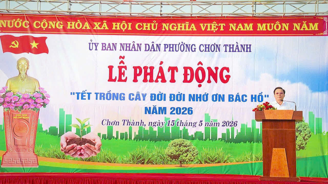 Lễ Phát Động “Tết Trồng Cây Đời Đời Nhớ Ơn Bác Hồ” Năm 2026 Tại Khu Công Nghiệp Becamex – Bình Phước.
