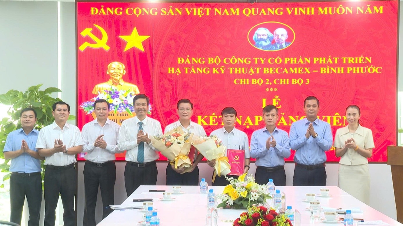 Becamex – Bình Phước: Phát Triển Đảng Viên Gắn Với Nhiệm Vụ Sản Xuất Kinh Doanh Năm 2026