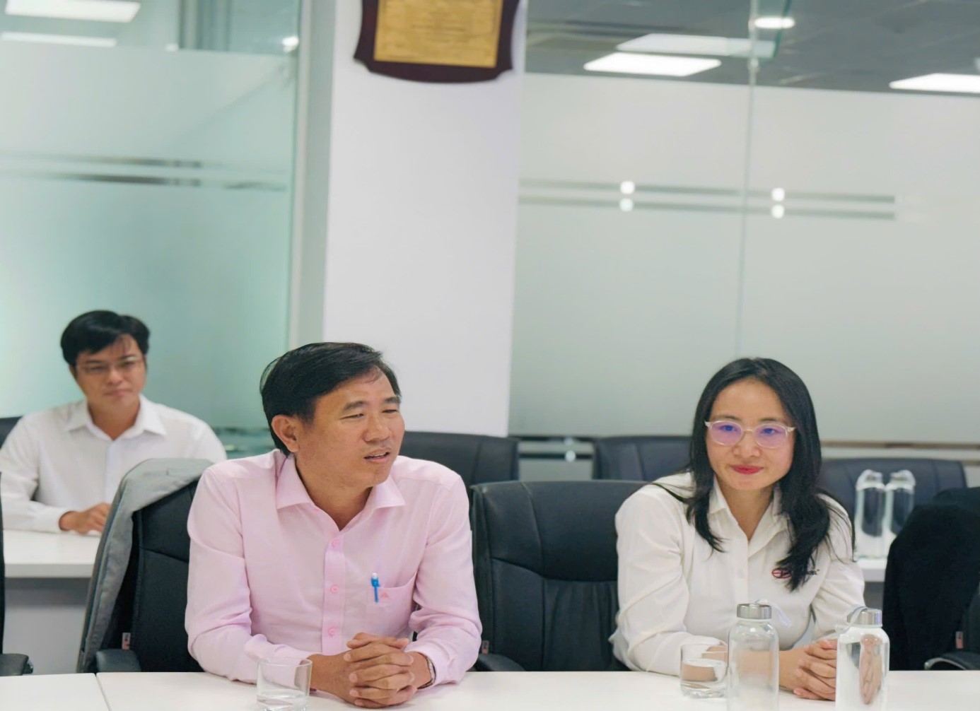 Ông Nguyễn Tấn Minh – Tổng Giám đốc Công ty Cổ phần Kỹ thuật Công nghệ Sài Gòn phát biểu tại buổi Lễ ký kết